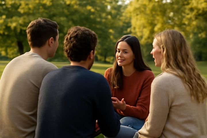 گروه مکالمه انگلیسی / Friends Chill Talk