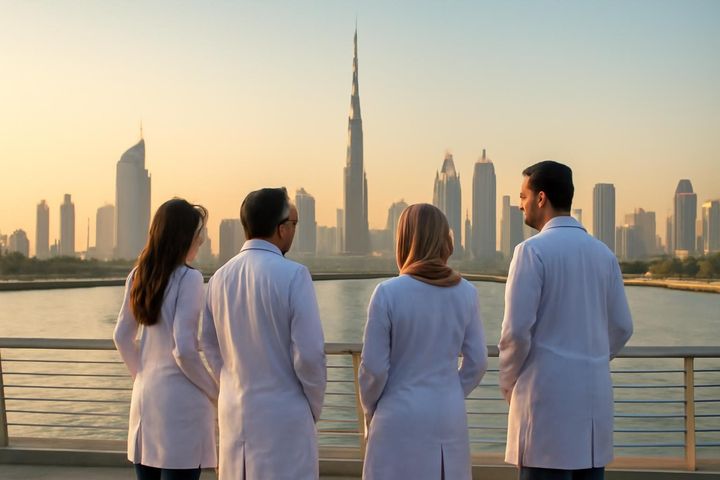 گروه پزشکان و متخصصان حوزه سلامت دبی